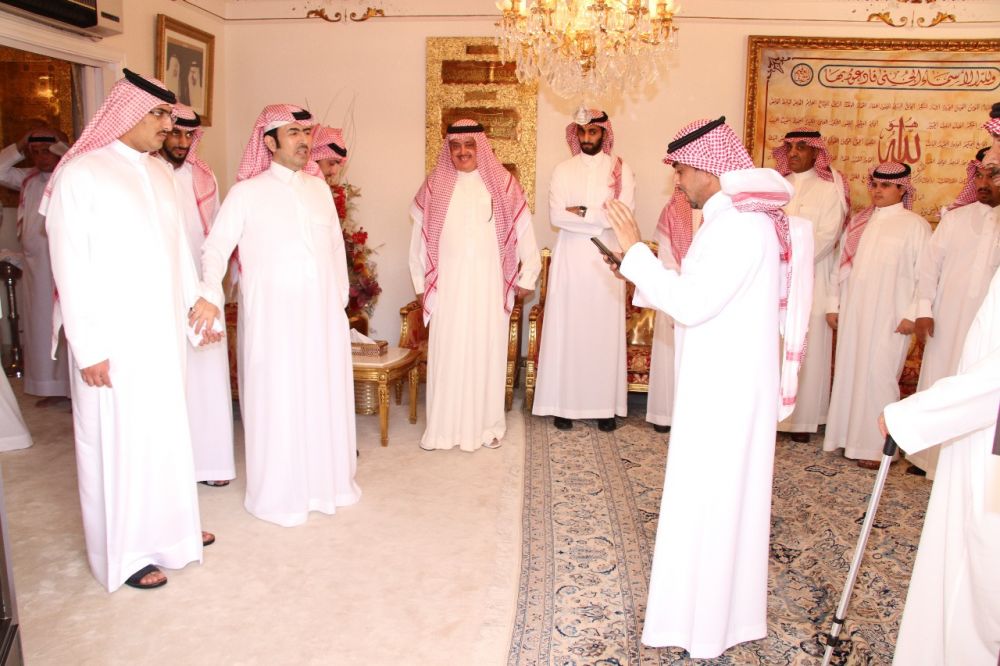 وصول الامير راشد بن عبدالعزيز بن سعود بن محمد الى الرياض ثالث ايام عيد الفطر المبارك