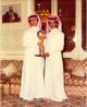 الأمير عبد العزيز بن سعود ولأمير خالد بن عبد الله بن عبد الرحمن مع كاس نادي الهلال